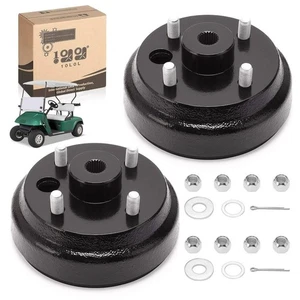 Golf Cart Brake Drum/Hub Assembly (Electric) for EZGO TXT Replaces OEM# 19186G1P - Picture 1 of 2
