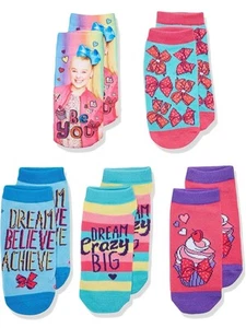 45 sets of 5 per Pack New resell bulk Jojo Siwa Socks Girls Large Size 9-11 Lot - Picture 1 of 3