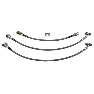 Stainless Braided Brake Hose Kit 1971-72 Chevrolet GMC K10 K15 K20 K25 Suburban - Image 1 of 4