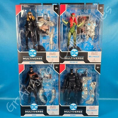 McFarlane Poison Ivy Batgirl Clooney Batman & Robin BAF Mr Freeze Set Bundle - image 1 of 4