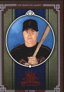 2005 (GIANTS) Diamond Kings Framed Red #199 J.T. Snow