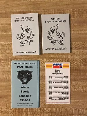 Lote de 4 horarios de lucha libre de secundaria Foto 1 de 4