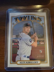 2021 Topps Heritage HIGH NUMBER #546 Alex Kirilloff RC Twins ROOKIE CARD NEW!!🔥 - Picture 1 of 2