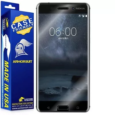 [2-Pack] ArmorSuit MilitaryShield Nokia 6 Case Friendly Screen Protector - Image 1 of 4