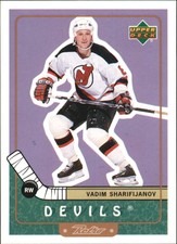 1999-00 UD Retro Devils Hockey Card #48 Vadim Sharifijanov