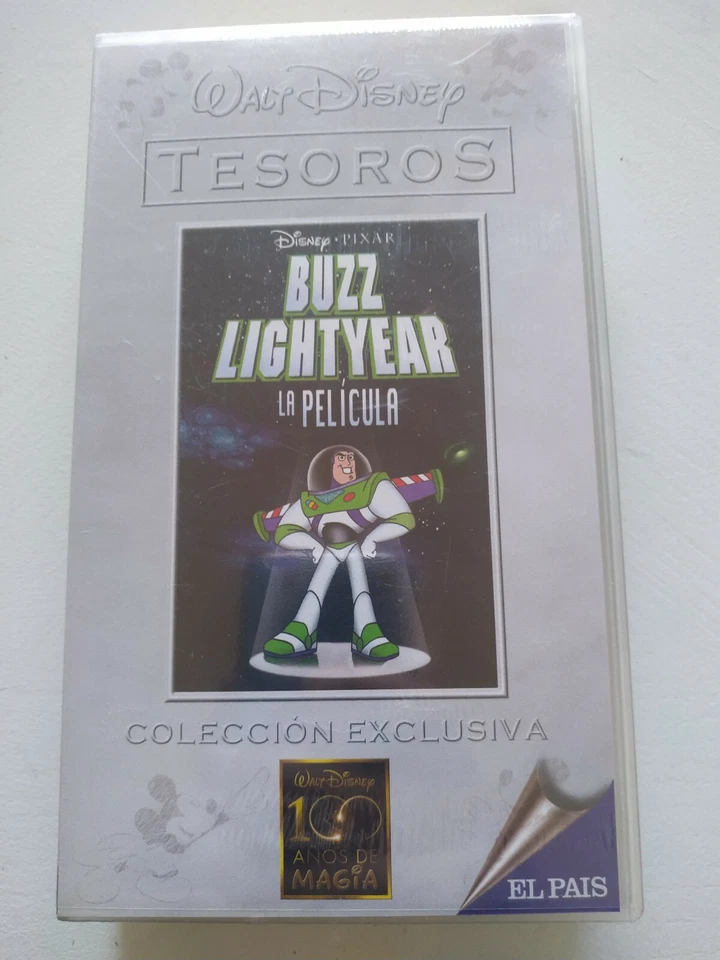 Buzz Lightyear The Film Toy Story VHS Tape WALT DISNEY Spanish - 2T