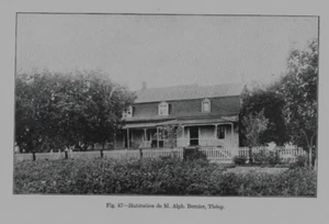 1912 DEUX PHOTOGRAPHIES IMPRIMÉS ALPHONSE BERNIER, THÉOPH. GRANGE ÉTABLE &MAISON - Picture 1 of 2
