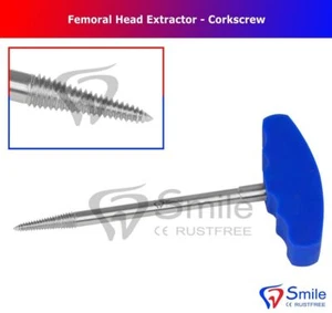 Femoral Head Extractor - Corkscrew - Orthopedic Instruments FDA SD Instruments - Picture 1 of 3