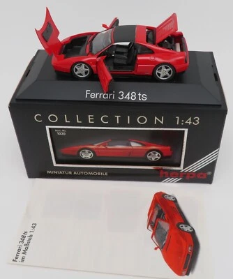 HIGH TECH COLLECTION HERPA 1/43 FERRARI 348 TS rouge avec ouvrants IN BOX #1020 - Photo 1/4