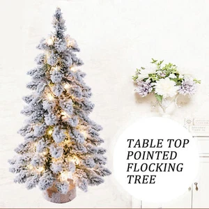 45cm Tabletop Prelit Christmas Tree with LED Lights for Table Desk Home Gift - Picture 1 of 15