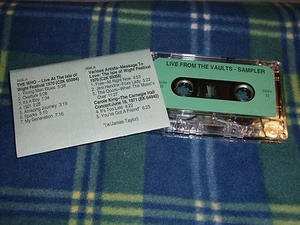 The Who Jimi Hendrix the Doors Carole King Live from the vault's promo cassette - Picture 1 of 2