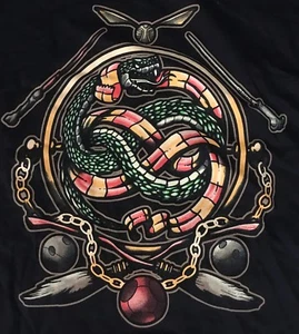 Teefury Harry Potter Slytherin Crest Limited Run Shirt Size M - Bild 1 von 3