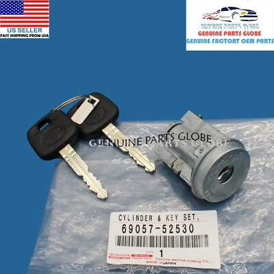 JUEGO DE LLAVES Y CILINDROS DE BLOQUEO DE ENCENDIDO YARIS ORIGINALES OEM TOYOTA 2006-2018 69057-52530 Foto 1 de 3