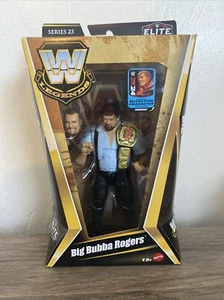 WWE Elite Legends Serie 23 Big Bubba Rogers Camisa Azul PERSECUCIÓN Figura EN MANO - Imagen 1 de 2