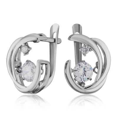 Ohrringe Silberohrringe mit Stein  Damenohrringe Markenschmuck by Secretforyou - Bild 1 von 4