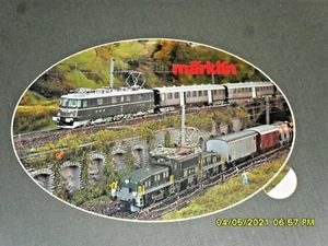 Aufkleber / Sticker +  Märklin  + Modelleisenbahn  + Aufkleber (10) - Bild 1 von 1