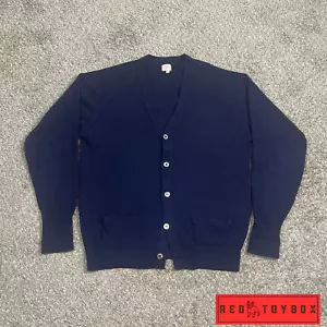 Vintage Saks Fifth Avenue Cardigan Sweater Mens Sz L Made In Scotland - Picture 1 of 15