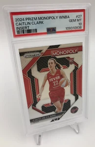 CAITLIN CLARK Trading Card 2024 PRIZM MONOPOLY WNBA #27 Insert PSA GEM MINT 10 - Picture 1 of 11