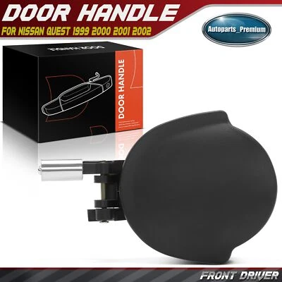 Front Driver Side Black Primed Exterior Door Handle for Nissan Quest 1999-2002 Foto 1 de 4