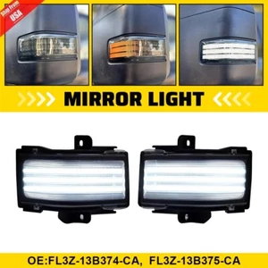 Switchback Sequential Tow Mirror Turn Signal Light For 2017-2022 Ford F250 F350 - Picture 1 of 12