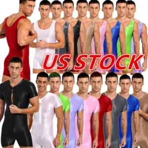Hombres Chaleco sin mangas Camiseta sin mangas Leotardo Gimnasio Body Lucha Mono - Imagen 1 de 100
