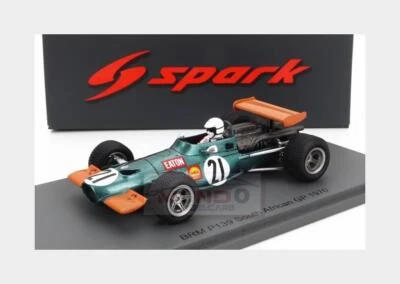 1:43 SPARK Brm F1 139 #21 African Gp 1970 G.Eaton Green Orange S2347 Model - Image 1 of 2