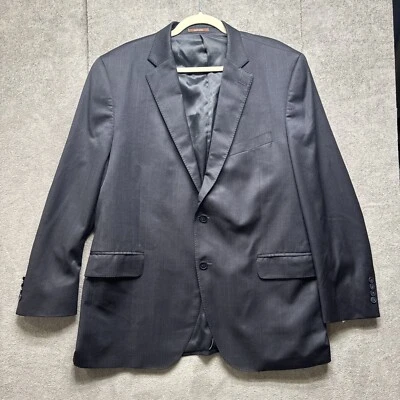 Traje Peter Millar Azul Lana 44R Frente Plano 2 Btn Blazer y 38x29 Pantalones Clásico Foto 1 de 4