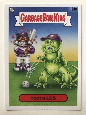 Garbage Pail Kids Topps 2020 Sticker 35th Anniversary Tooth Les 91a - Image 1 of 2