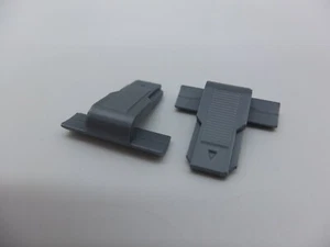 New Akai GX 77 Hinge Retaining Clip Cover 2 Piece Set 3D New Gray - Picture 1 of 2