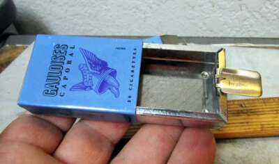 Cenicero vintage años 60 novedad, Cauloises Caporal, nuevo en caja original, artículo divertido Foto 1 de 4