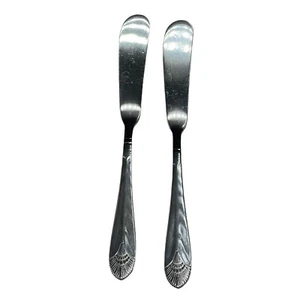 Lot of 2 Update International Marquis Stainless Steel Master Butter Knife 6 3/4" - Picture 1 of 5