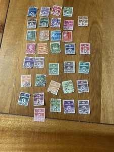 Denmark Stamps. Used. Ships/numerals 1905/1933 - Picture 1 of 1