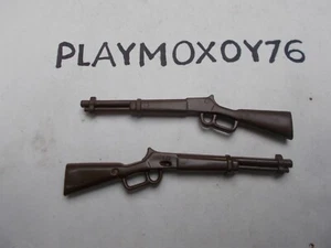 PLAYMOBIL ARMAS. TIENDA PLAYMOXOY76. LOTE 2 RIFLES WINCHESTER OESTE. - Picture 1 of 1