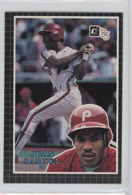 1985 Donruss Action All-Stars 3x5 Juan Samuel #56 - Image 1 of 2