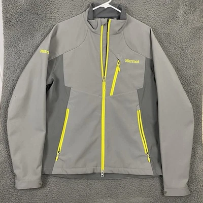 Chaqueta Marmot Gore Windstopper Para Hombre Grande Ligera Gris Gorpcore Foto 1 de 4