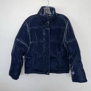 Sundance Womens Jacket Size Small Perla Velvet Puffer Coat Preppy Casual Capsule - Picture 1 of 5