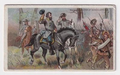 Cigarette Card - N99 Battle Scenes (W. Duke & Sons Ltd.) - #Stonewall Jackson - Image 1 of 2