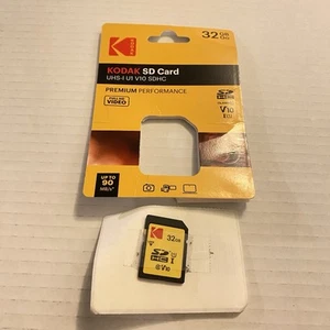 Kodak SD Card UHS-l U1 V10 SDHC 32GB - Picture 1 of 2