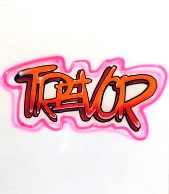 SIN AMOR - Aerógrafo Artístico - "Grafitti - Un tipo llamado Trevor en papel 16 X 18 Foto 1 de 4