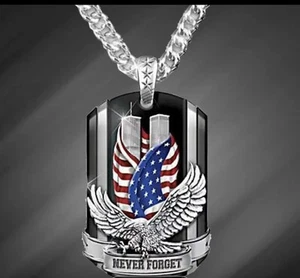 Zinc Alloy American Eagle Necklace . Beautiful Design. - Picture 1 of 5