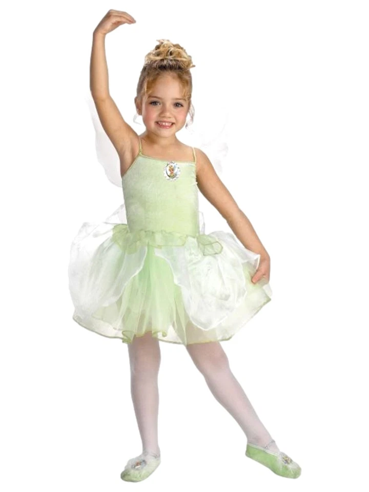 Disney Princess Infant Toddler Girls Tinkerbell Dress & Wings Costume 12-18 M - Image 1 of 1