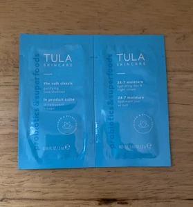 TULA SKINCARE 24-7 FEUCHTIGKEIT TAG & NACHTCREME + KULTREINIGER 0,06 OZ. - Bild 1 von 2