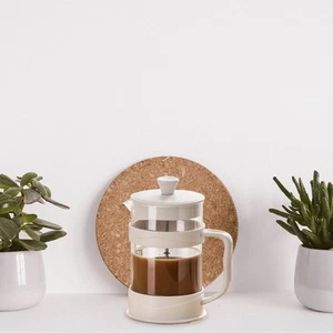 350 Ml Filter Press Teapot with Strainer Small Coffee Carafe Travel Office - Picture 1 of 12