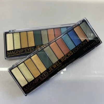 2 PACK - RIMMEL MAGNIFÉYES #009 JEWEL ROCKS EDITION PALETTE .5 OZ EACH - Image 1 of 2