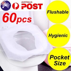 Toilet Seat Cover Paper Portable Biodegradable Disposable Sanitary Flushable