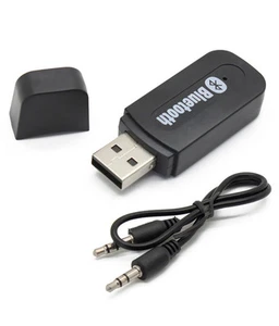 USB Bluetooth Musik Audio Receiver Adapter 3,5mm AUX KFZ Stereo Audio Telefon - Bild 1 von 2