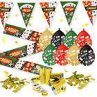 CASINO PARTY - Deko Dekoration Mottoparty Spielcasino Las Vegas Poker Spiele Set