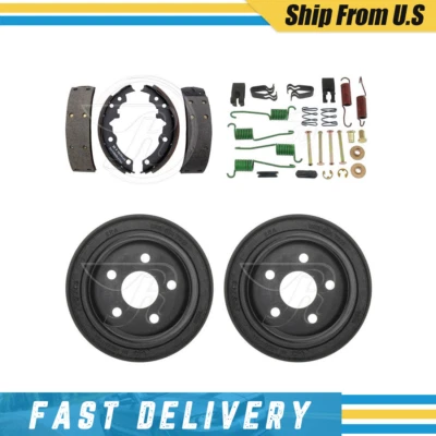 Kit de zapatas de freno de tambores traseros y herrajes para Pontiac Sunfire 2001-2002 Foto 1 de 4