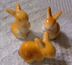 3 kleine Hasen Figuren - Bild 1 von 3