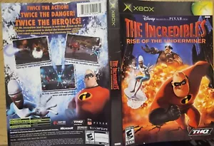 Incredibles: Rise of the Underminer (Microsoft Xbox, 2005) Complete With Manual - Picture 1 of 2